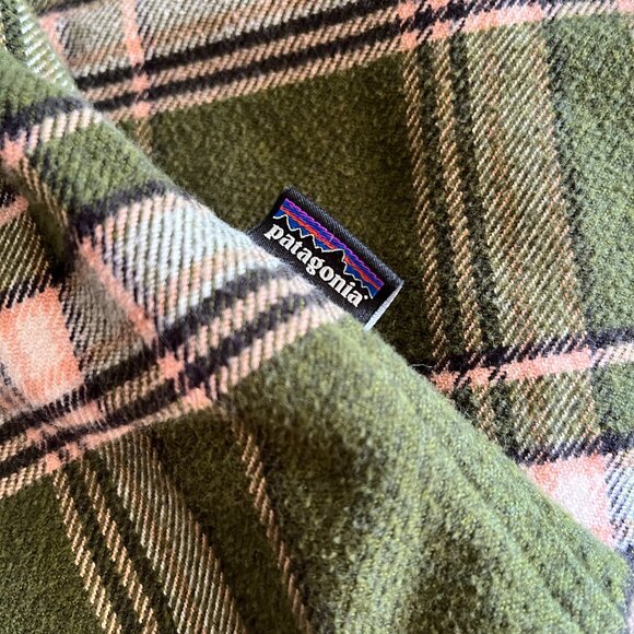 Patagonia green flannel shirt S - Picture 9 of 10